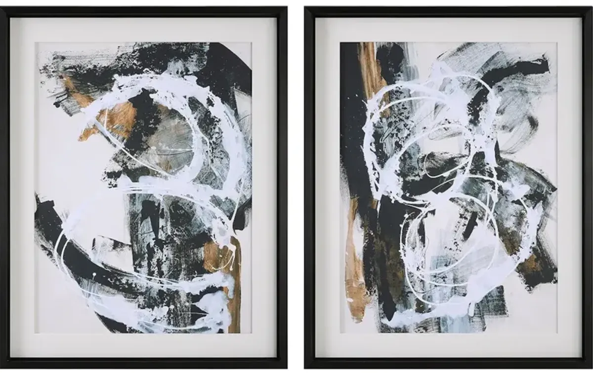 Winterland Abstract Prints Set/2