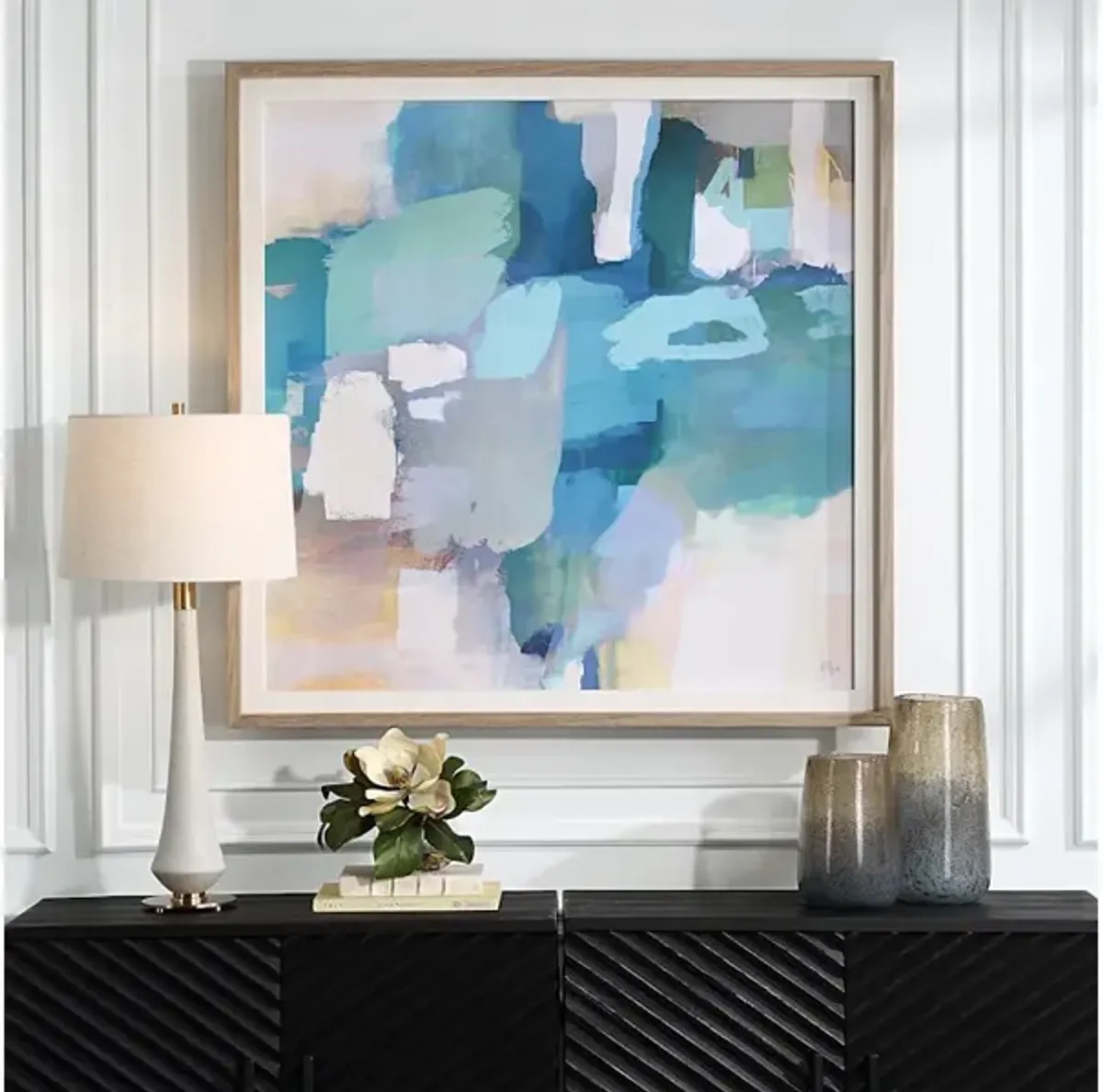 Continue On Abstract Framed Print