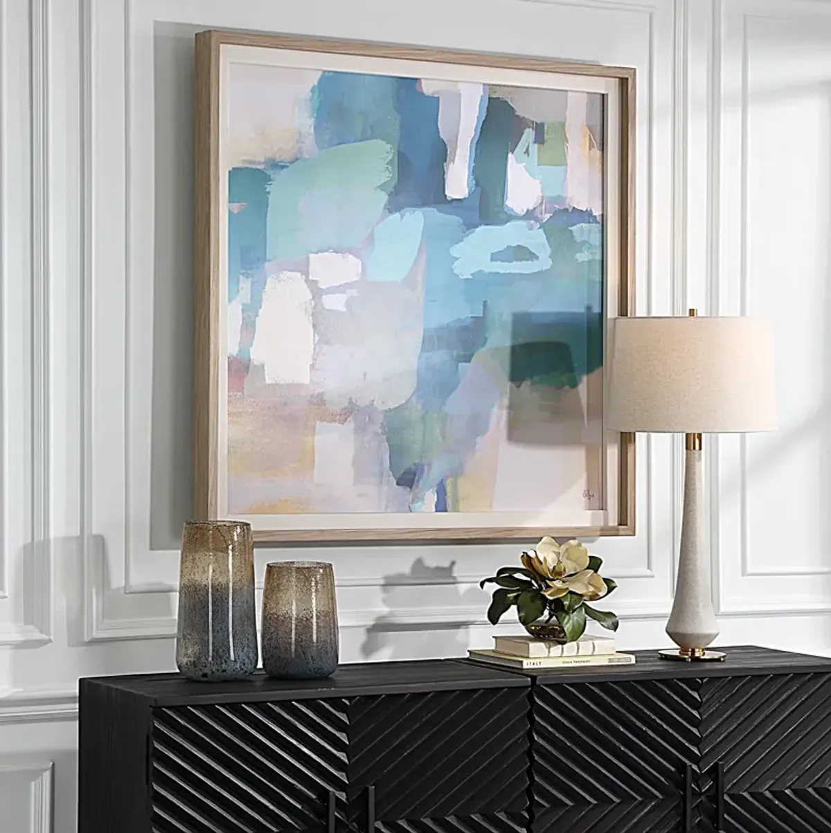 Continue On Abstract Framed Print