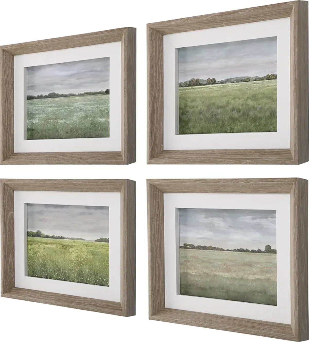 Quiet Meadows Framed Prints Set/4