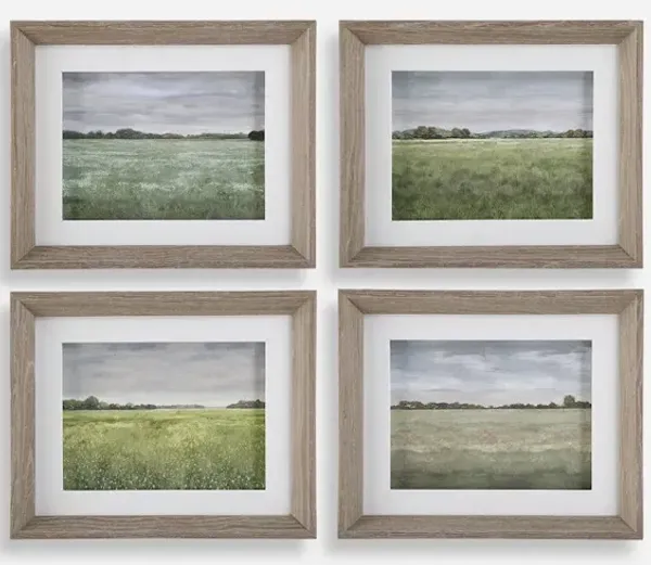 Quiet Meadows Framed Prints Set/4