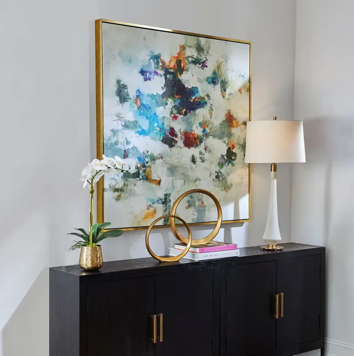 Rock and Roll Framed Abstract Art