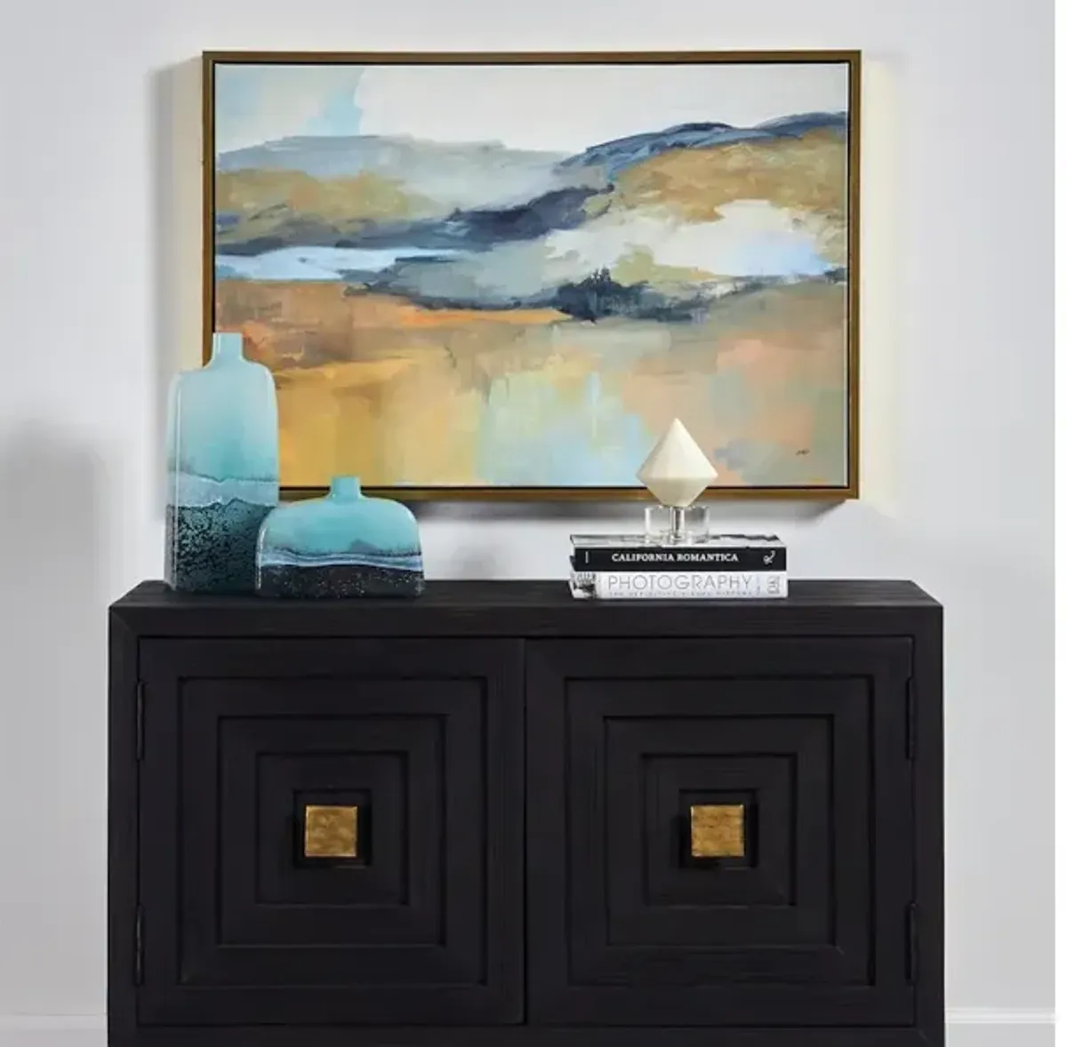 Folded Hills Framed Landscape Art