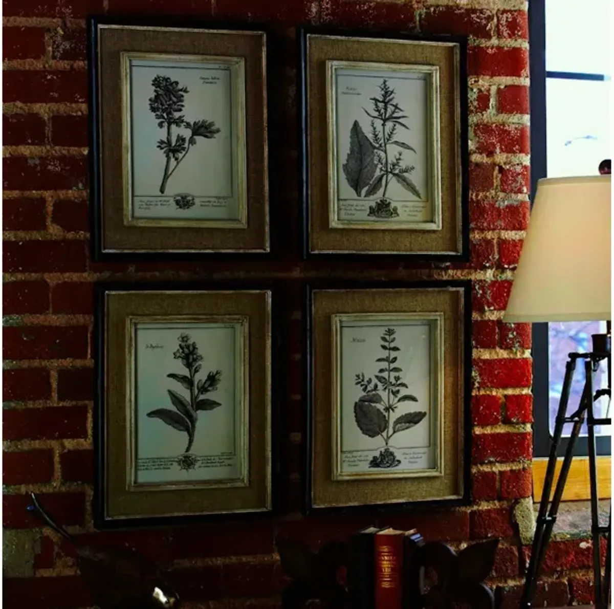 Casual Grey Study Framed Art Set/4