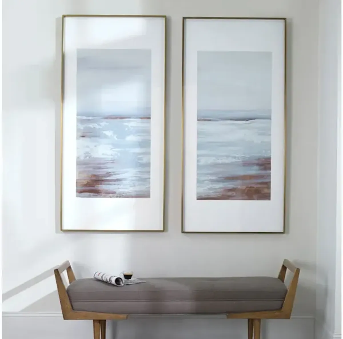 Coastline Framed Prints, S/2