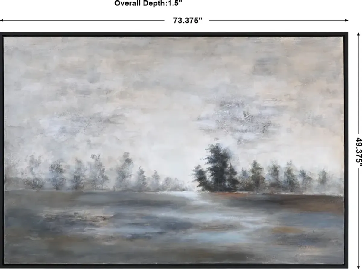 Evening Mist Landscape Art