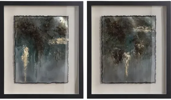 Rustic Patina Framed Prints, Set/2