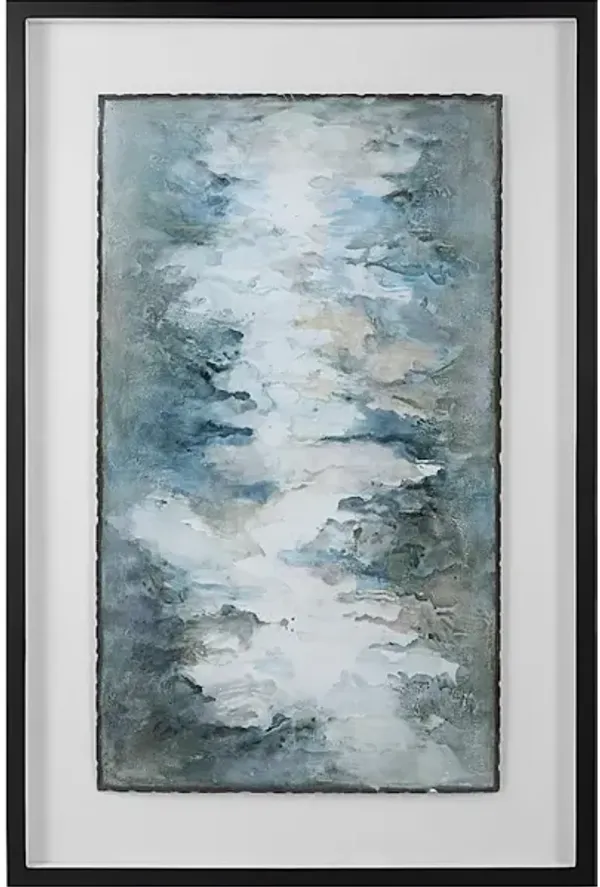 Lakeside Grande Framed Abstract Print