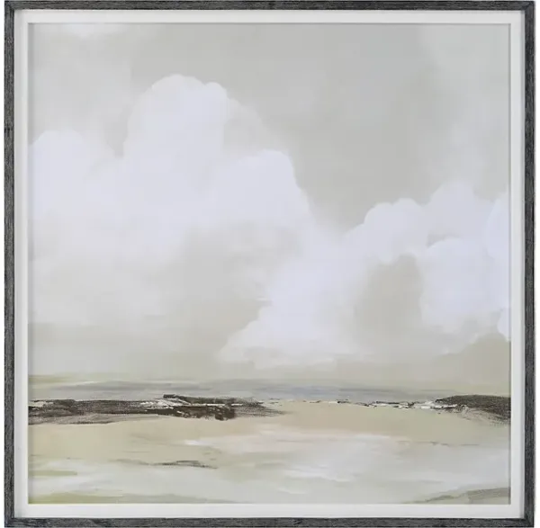 Soft Clouds Framed Print