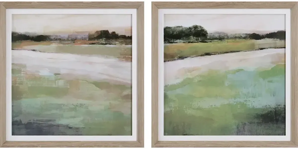 Vivid Vista Framed Prints Set/2