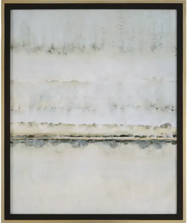 Gilded Horizon Framed Print