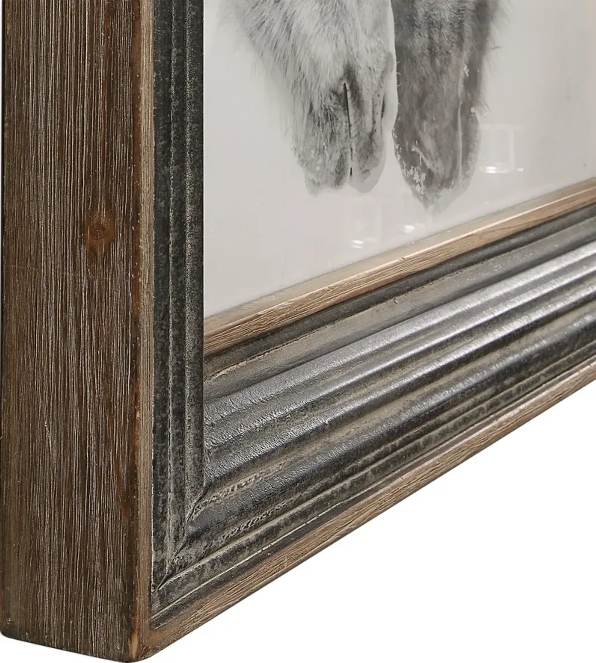 Custom Black And White Horses Print