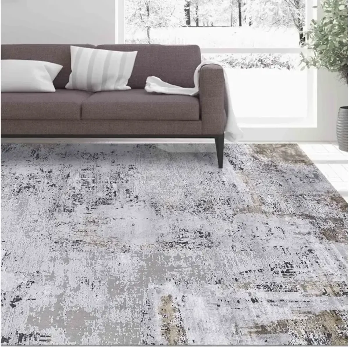 Hampton Gold 7 X 9 Rug