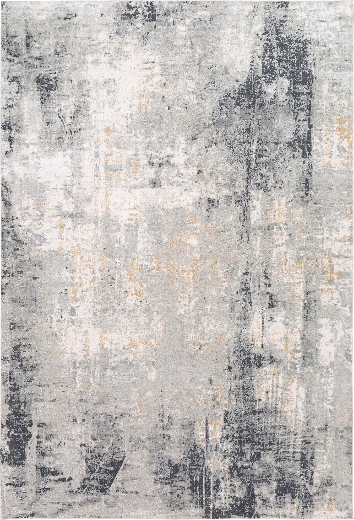 Paoli Gray Abstract 8 X 10 Rug