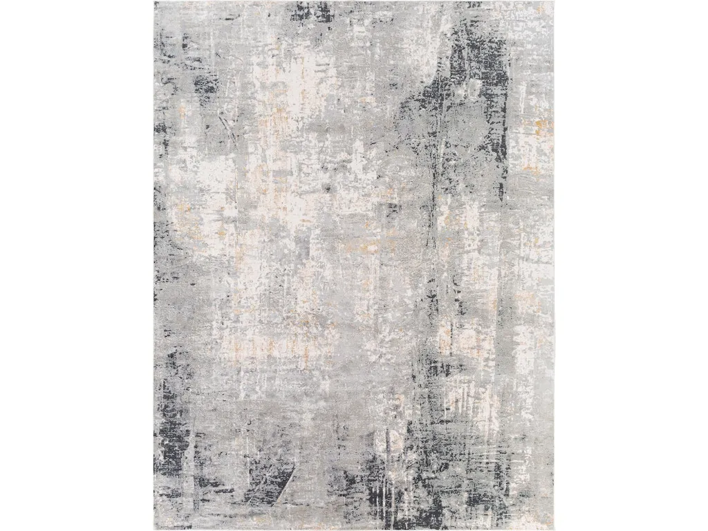 Paoli Gray Abstract 8 X 10 Rug