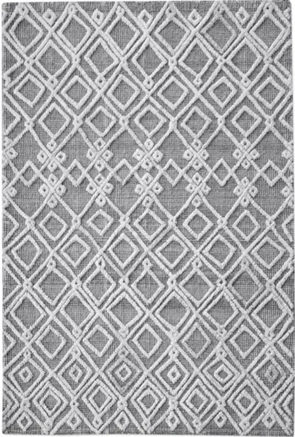 Sieano Gray-Ivory 8 X 10 Rug