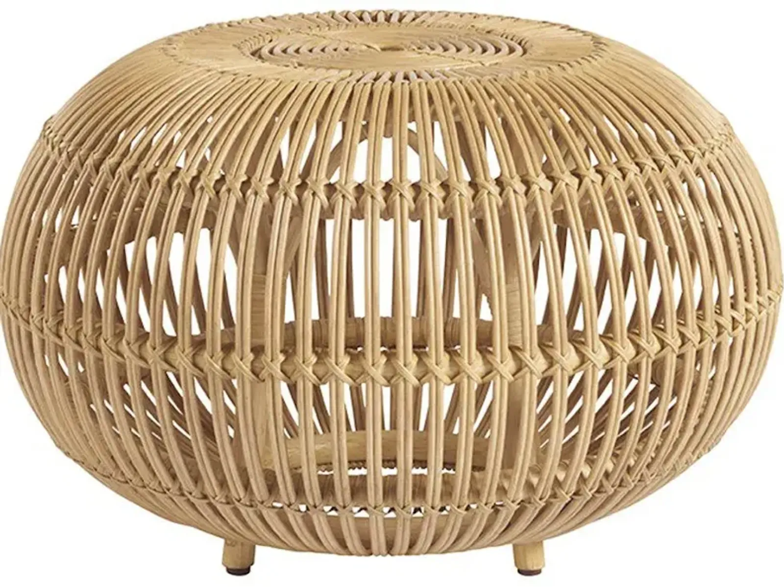 Small Rattan Scatter Table