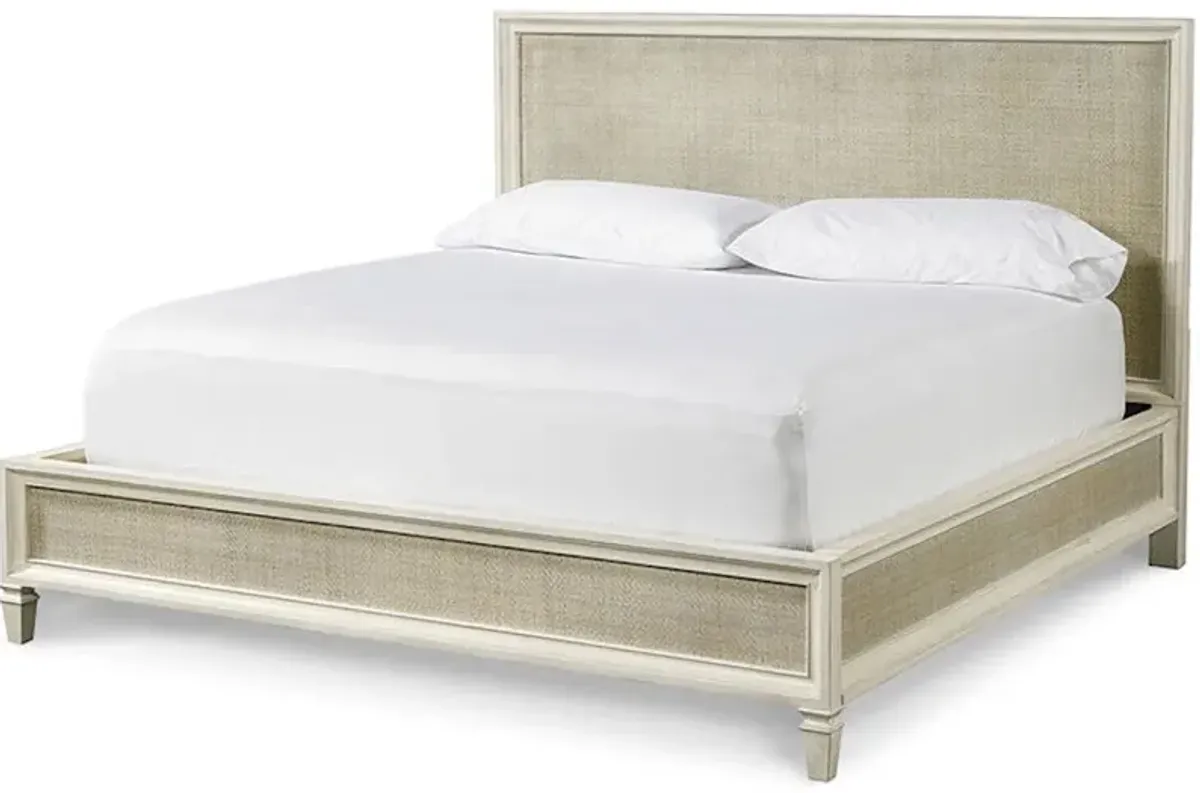 Woven Accent King Bed