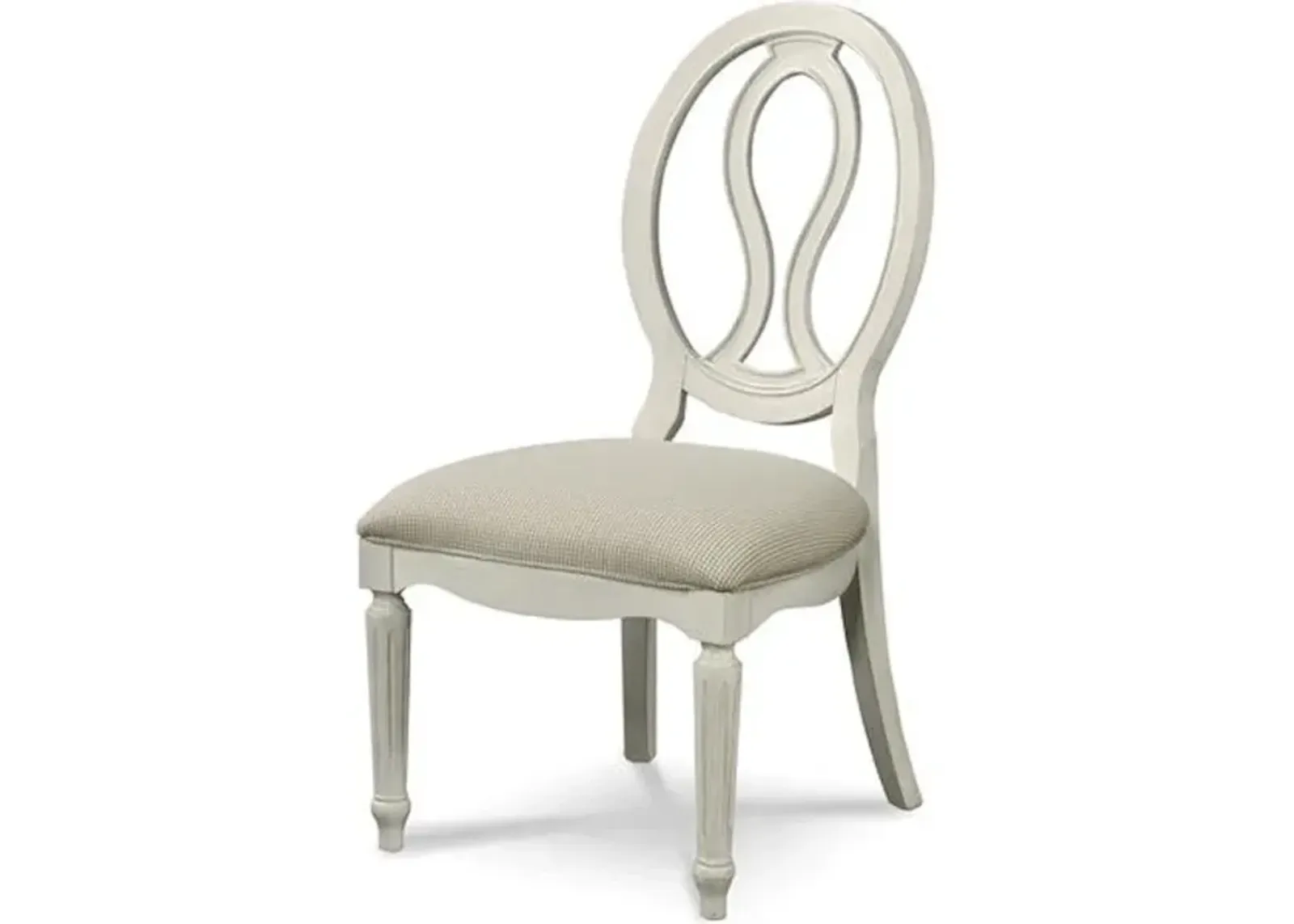 Pierced Back Side Chair