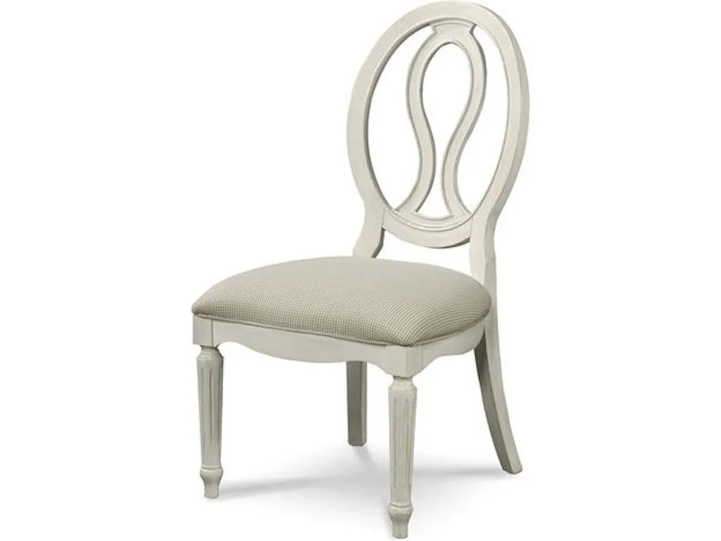 Pierced Back Side Chair