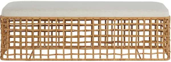 Getaway Rattan Bench