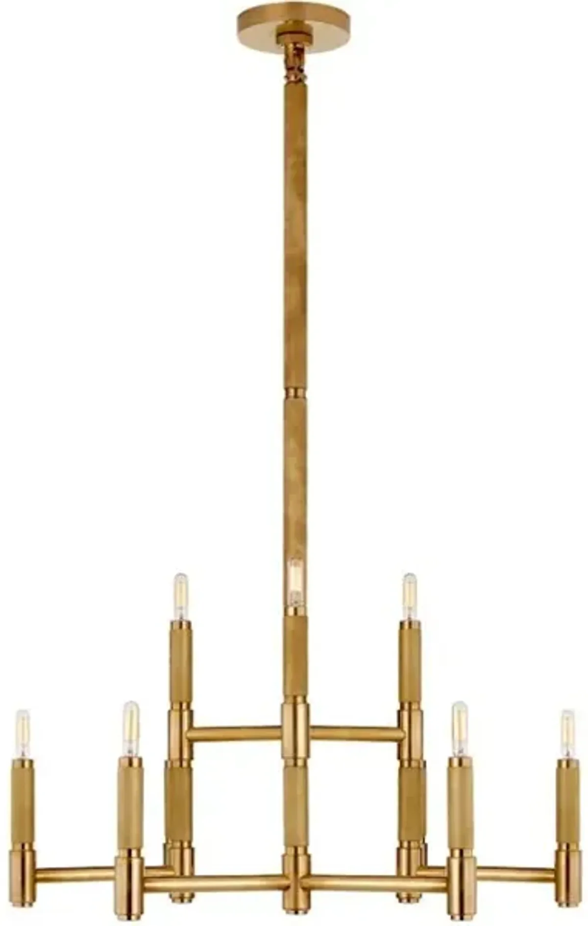 Barrett Medium Knurled Chandelier