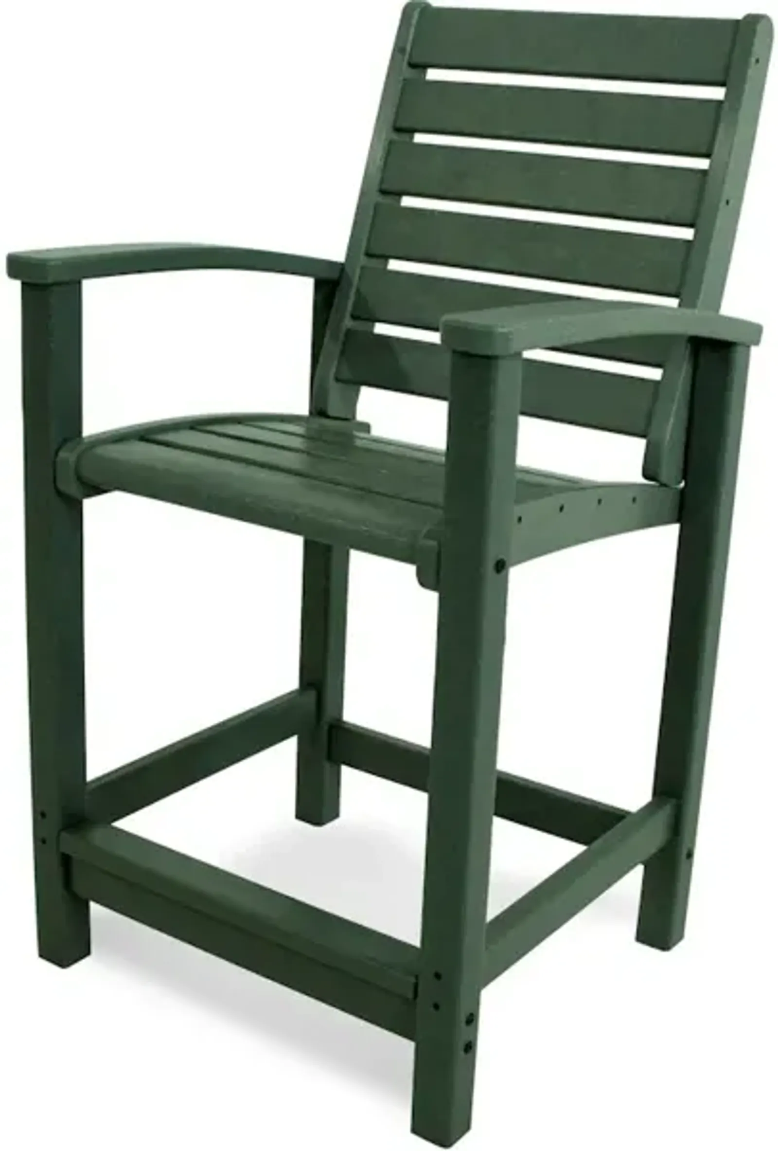 Signature Counter Chair In Green