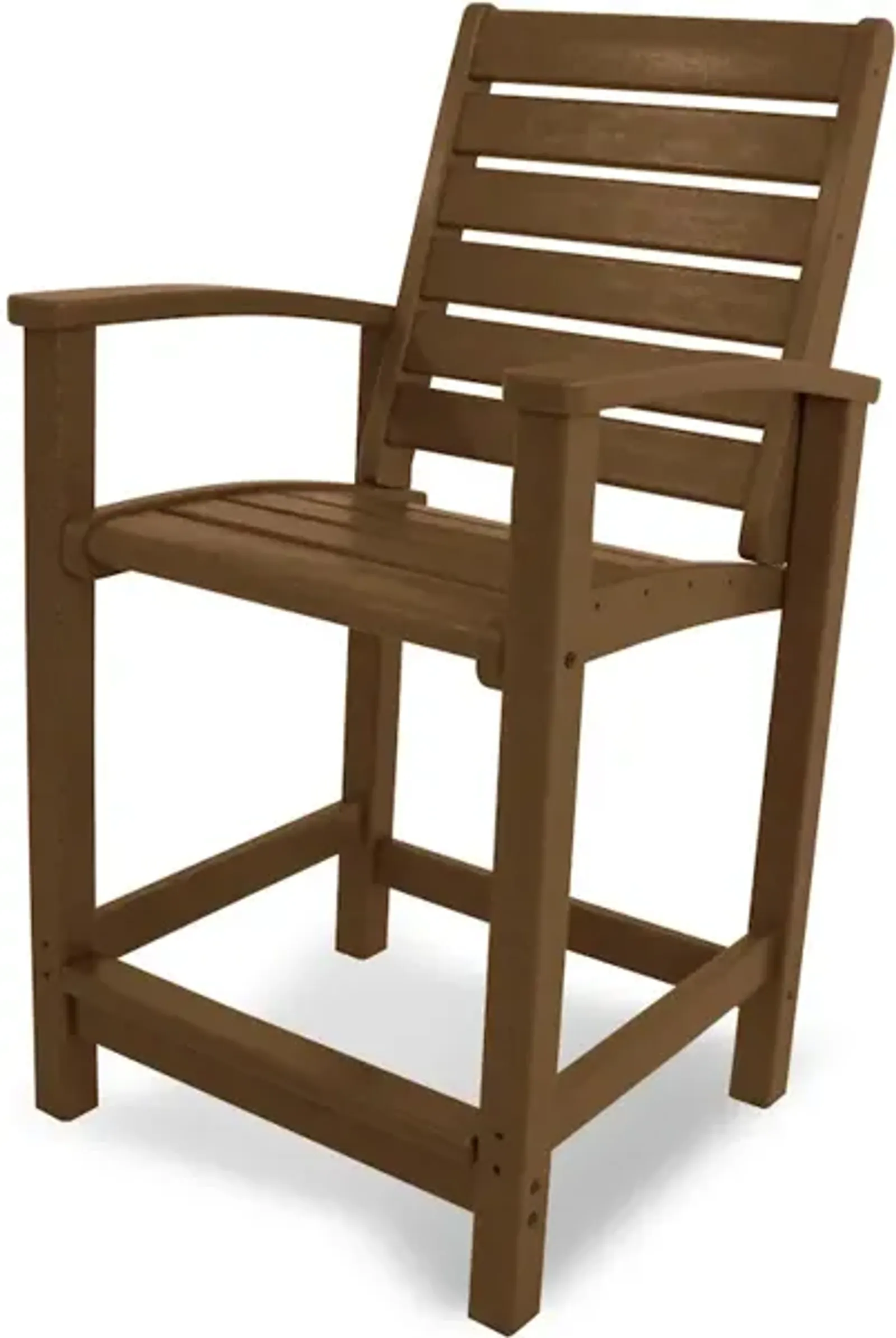 Signature Counter Chair In Teak