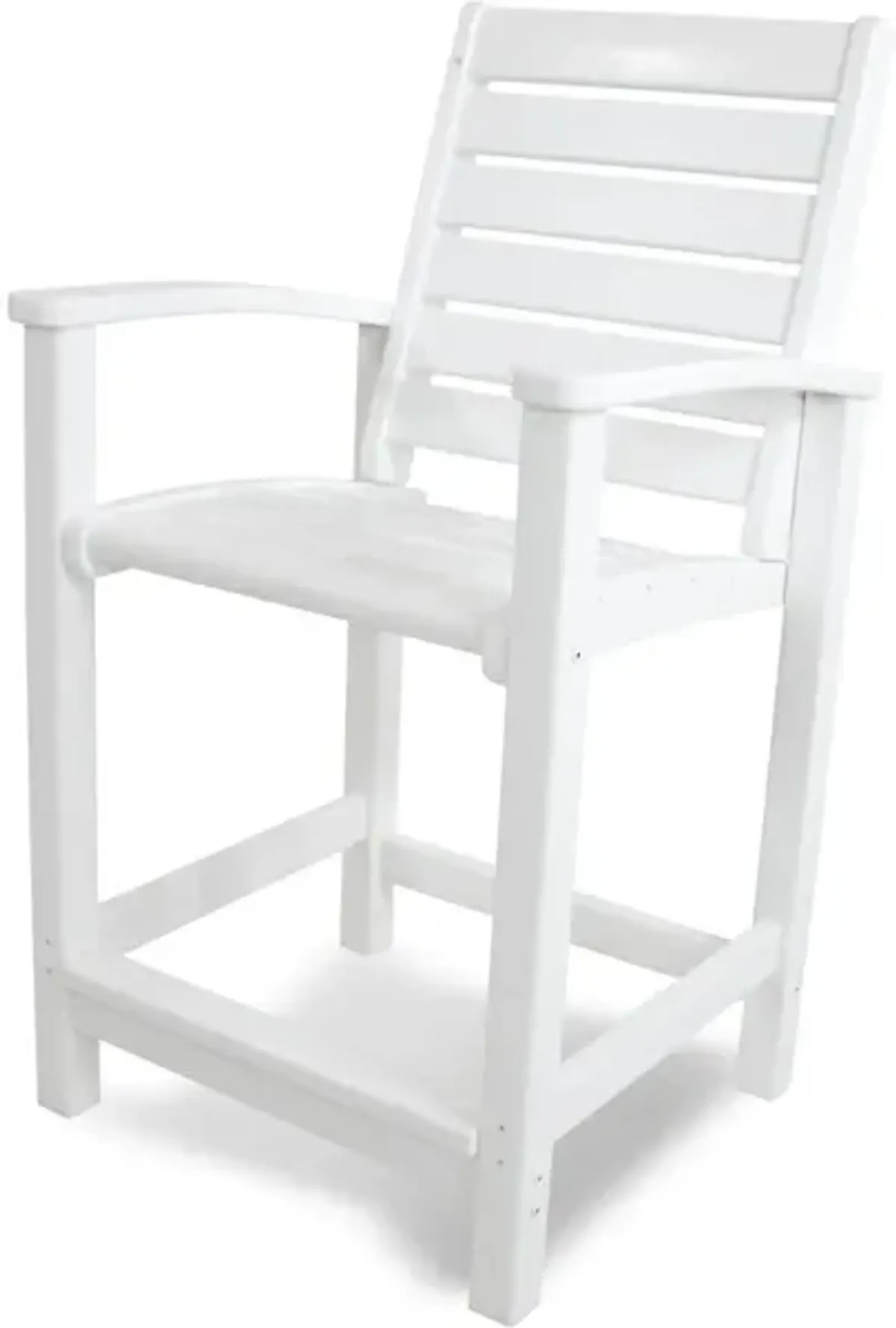 Signature Counter Chair In White