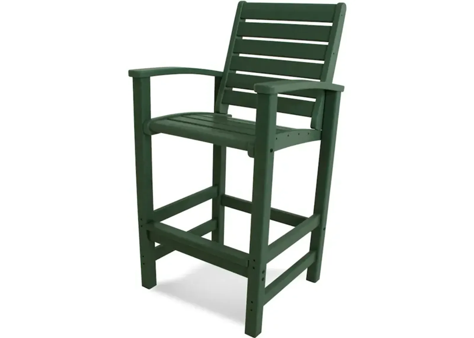 Signature Bar Chair In Green