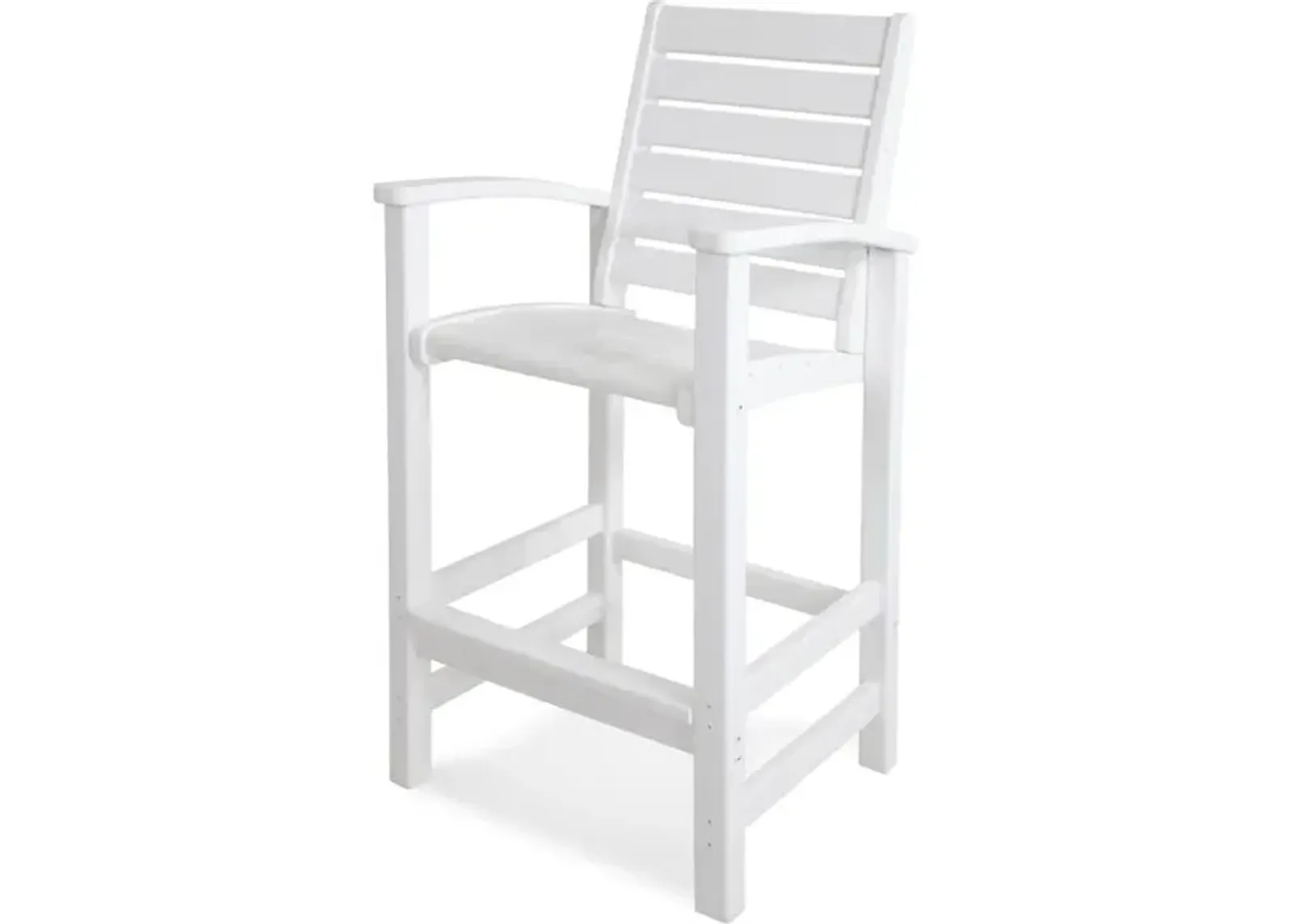 Signature Bar Chair In White