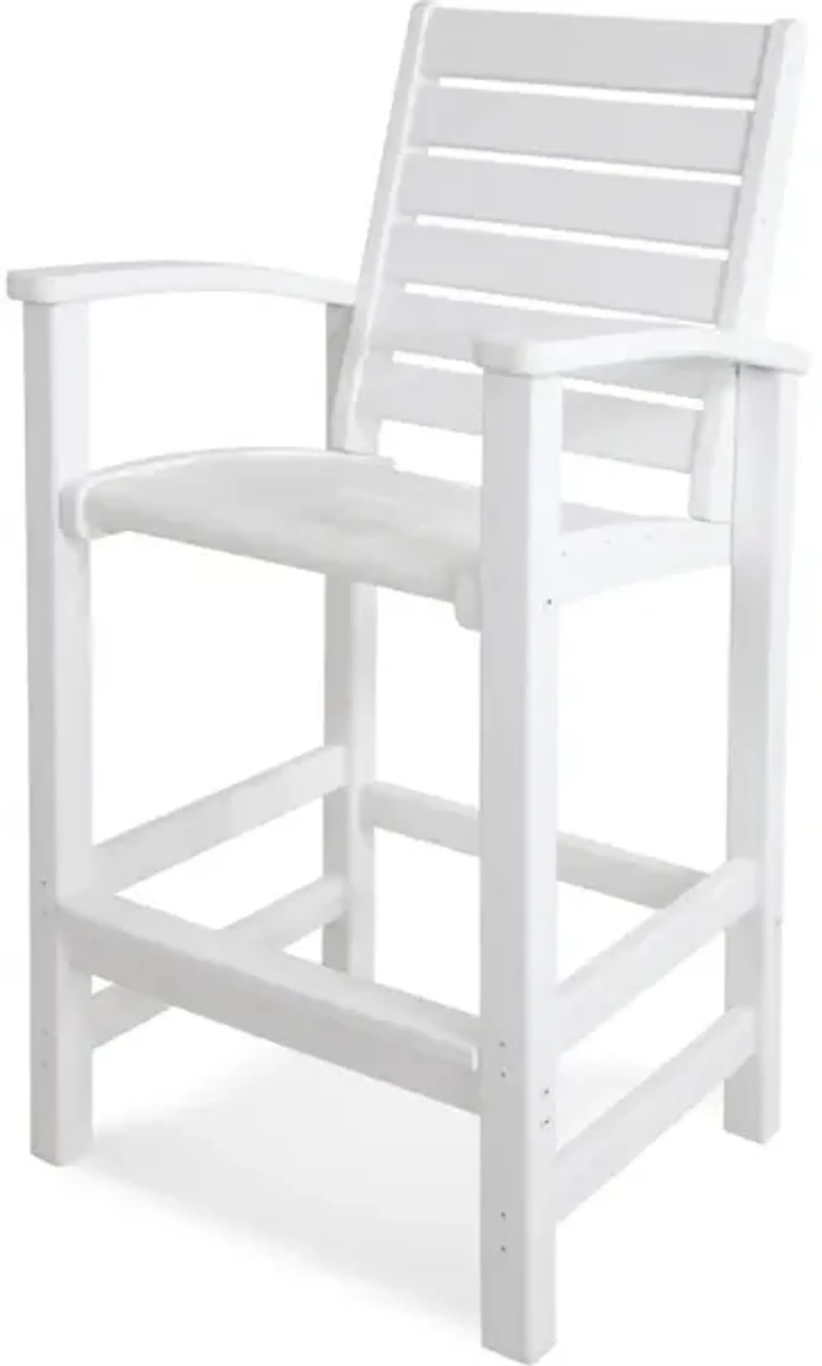 Signature Bar Chair In White