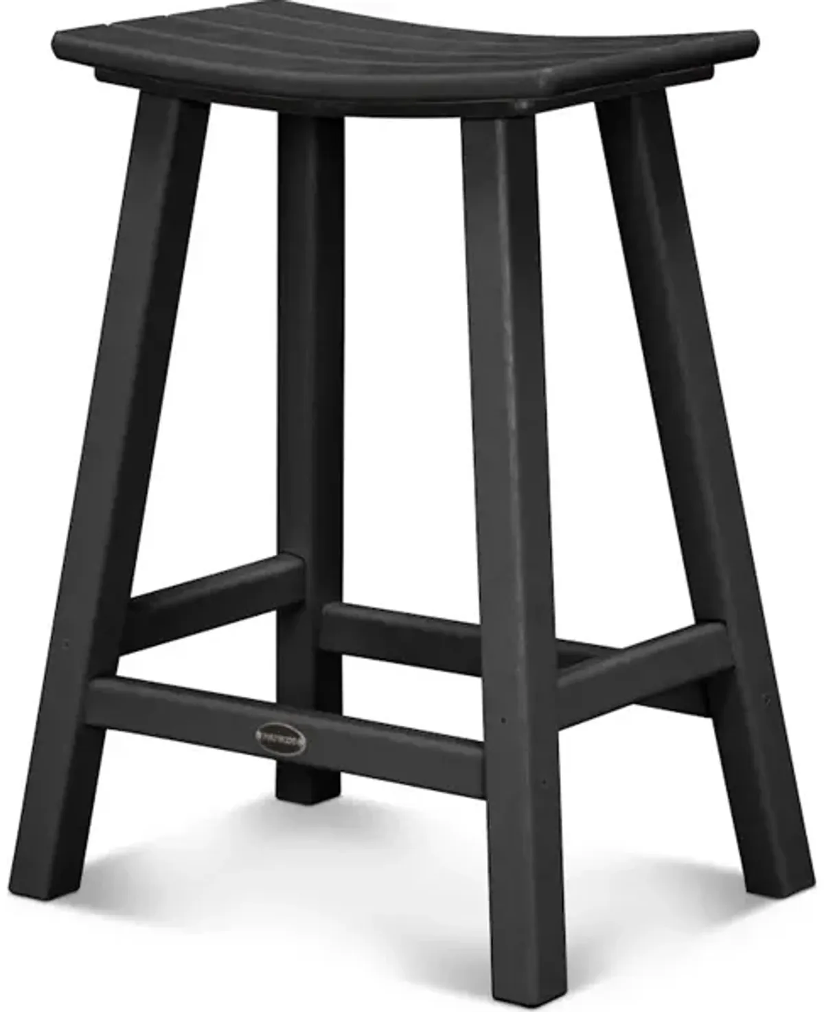 Traditional 24'' Saddle Bar Stool