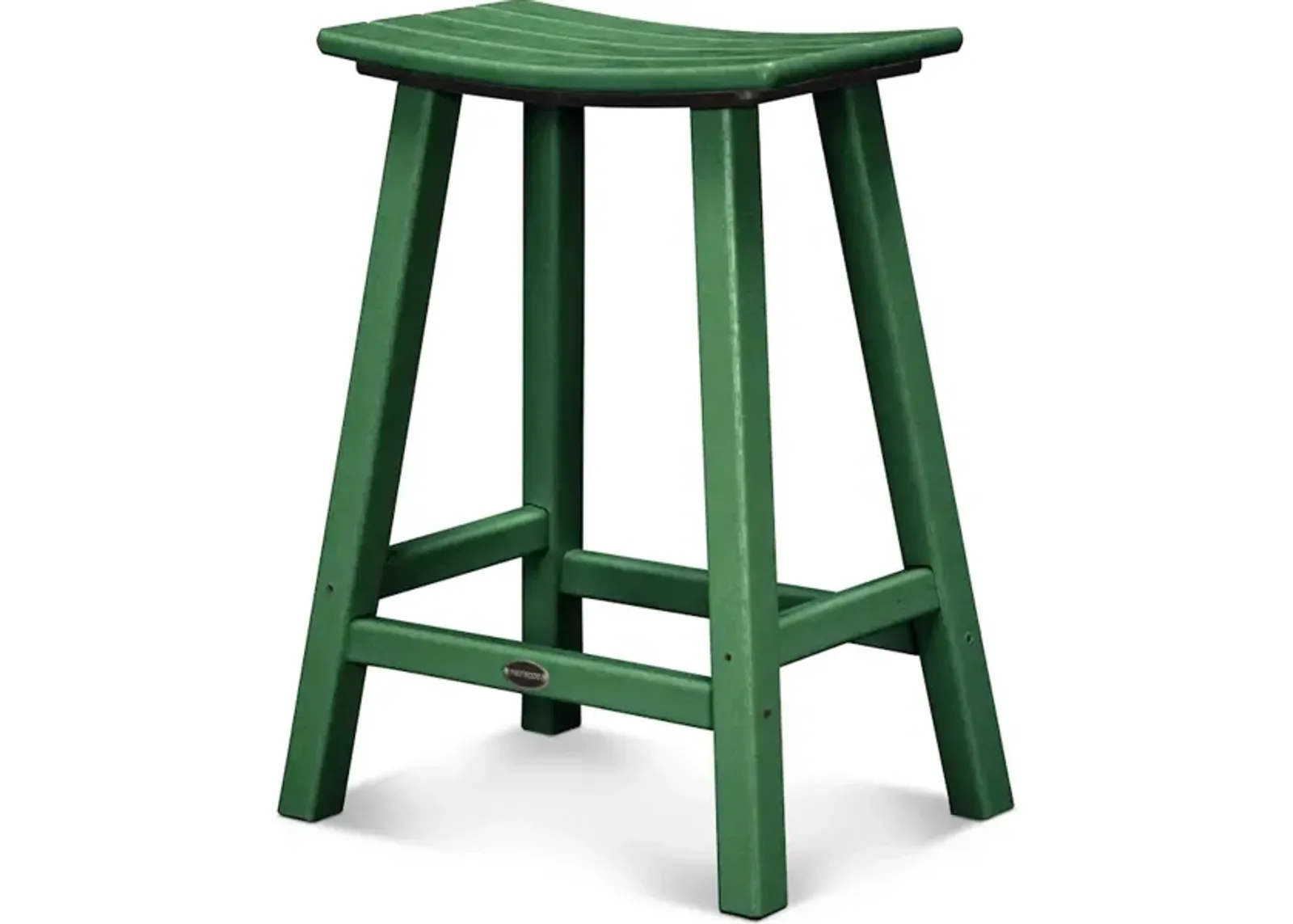 Traditional 24'' Saddle Bar Stool