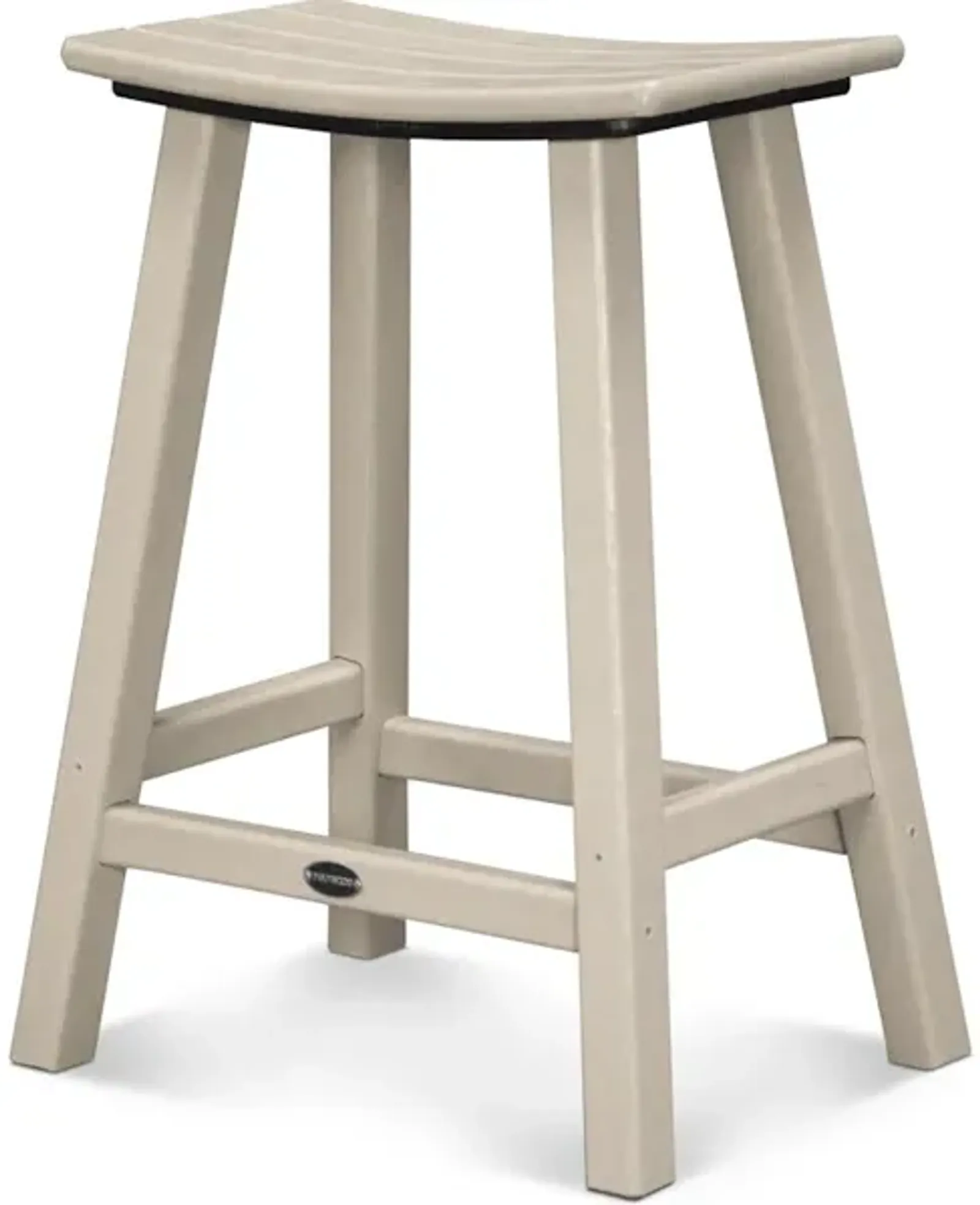 Traditional 24'' Saddle Bar Stool