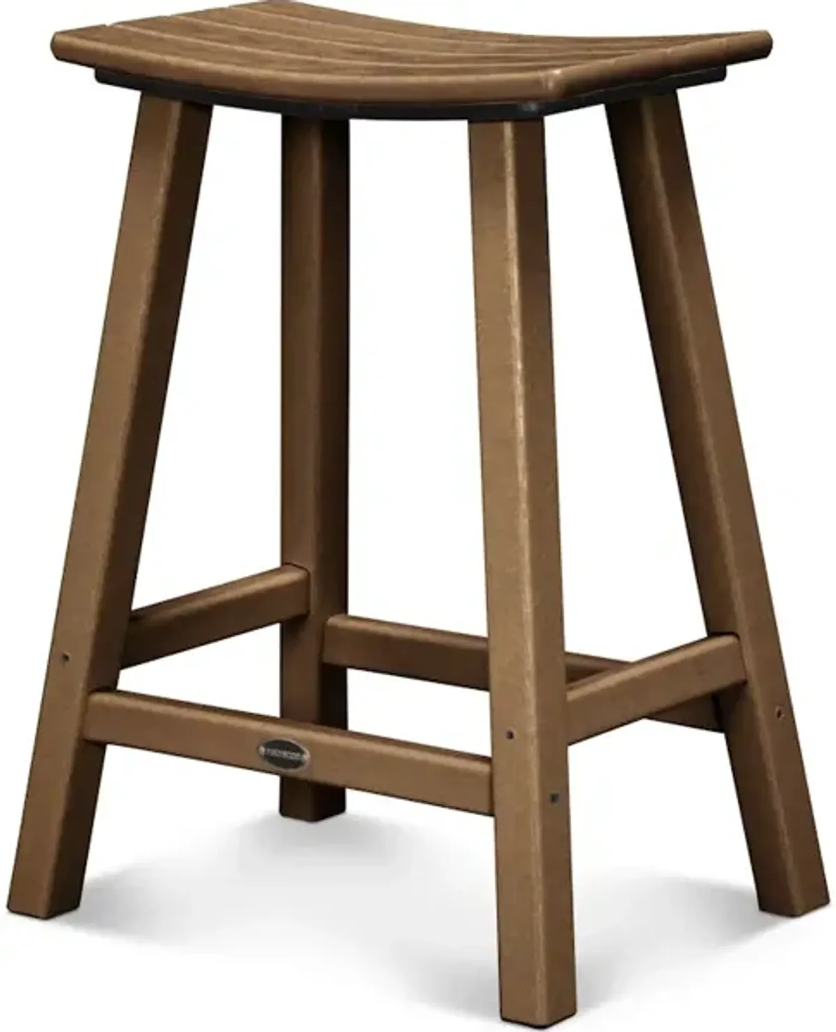 Traditional 24'' Saddle Bar Stool