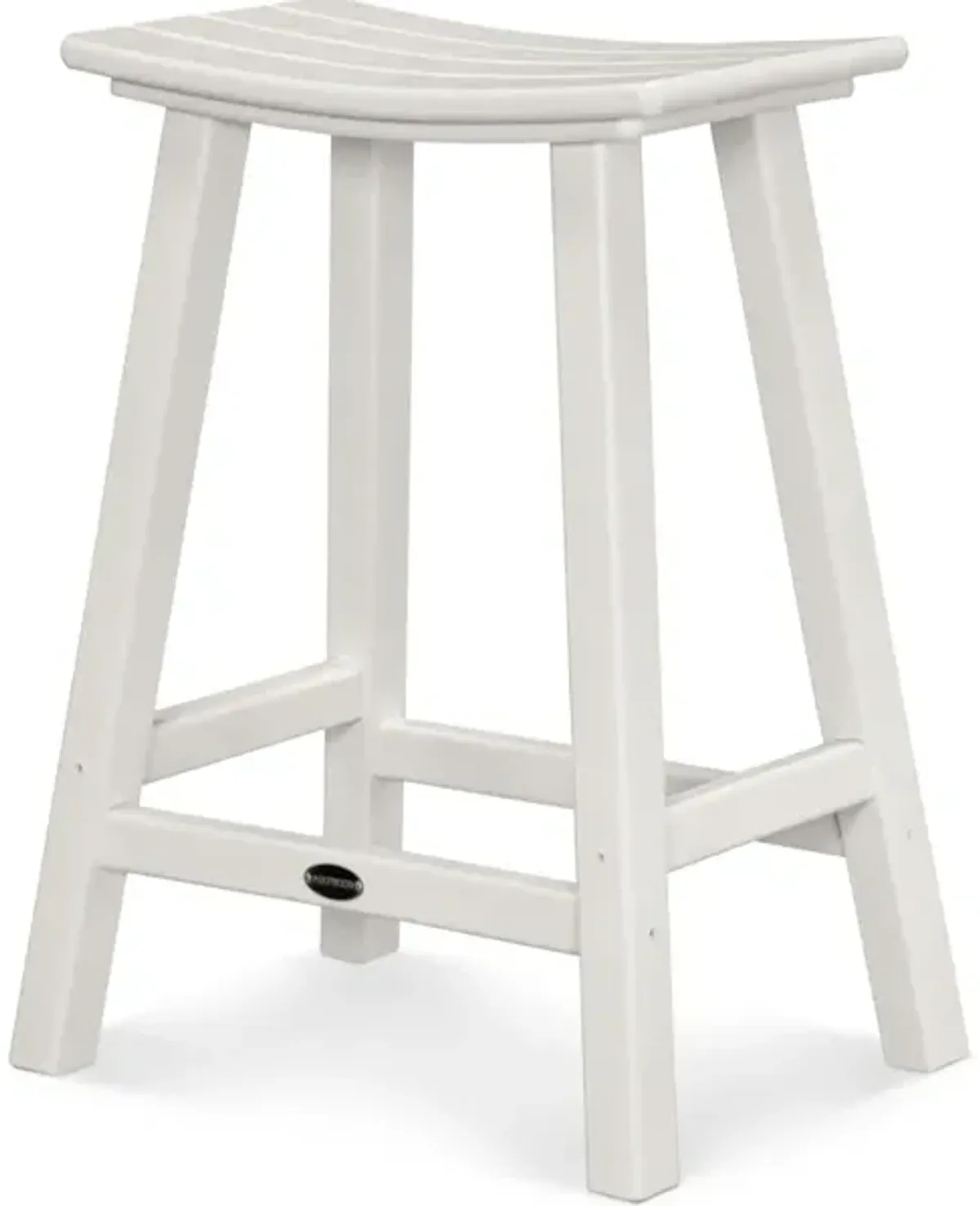 Traditional 24'' Saddle Bar Stool