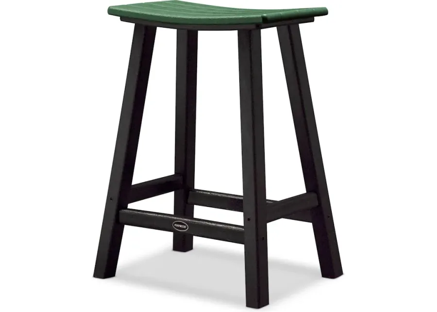 Contempo 24'' Saddle Bar Stool