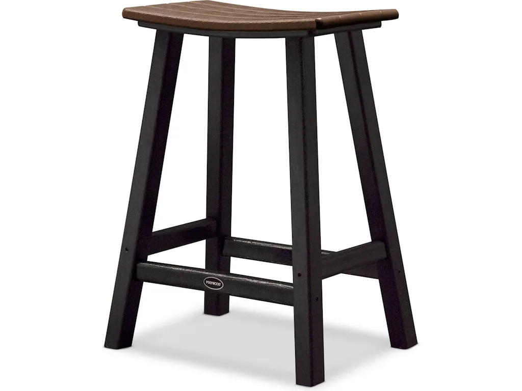 Contempo 24'' Saddle Bar Stool