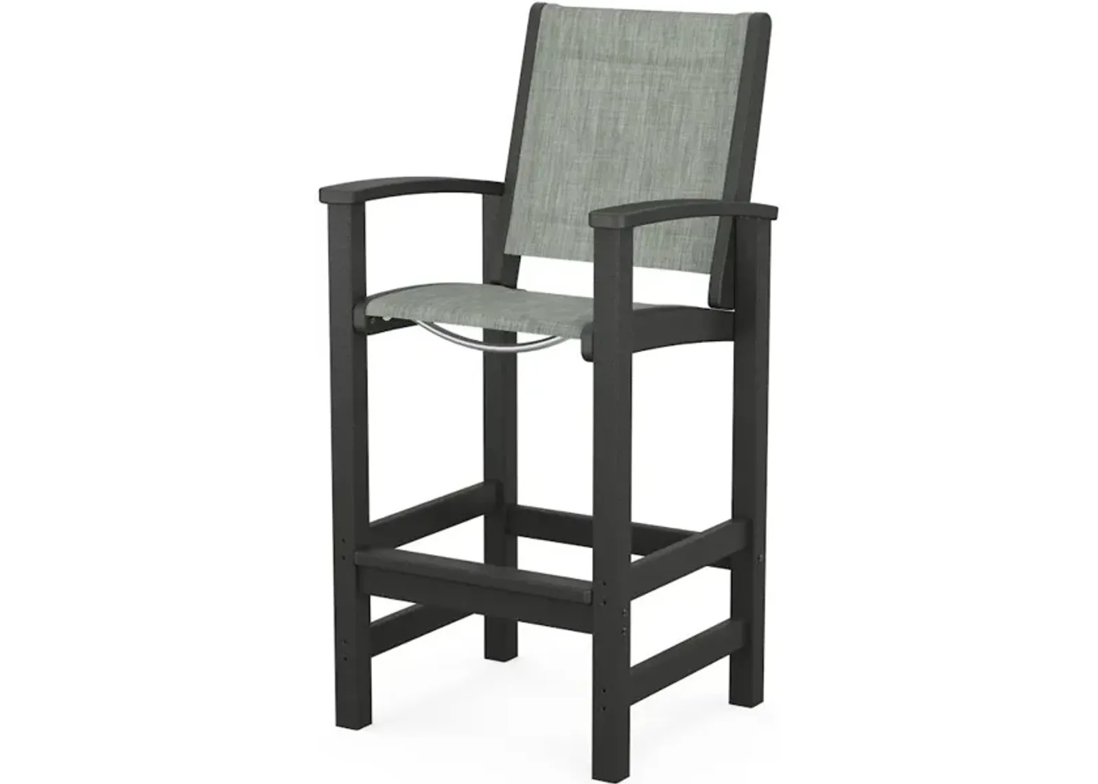 Coastal Bar Chair In Black Birch Sling