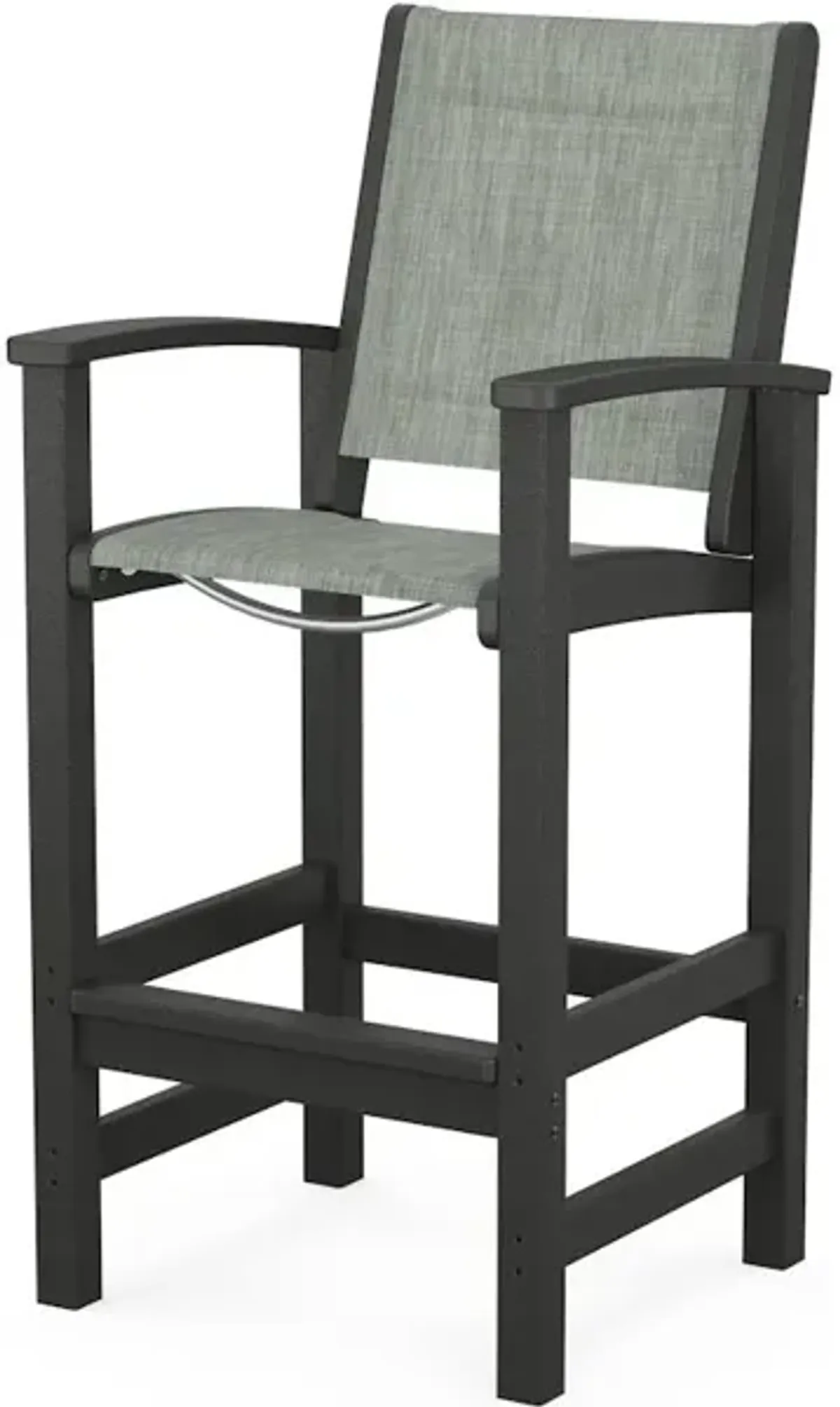 Coastal Bar Chair In Black Birch Sling