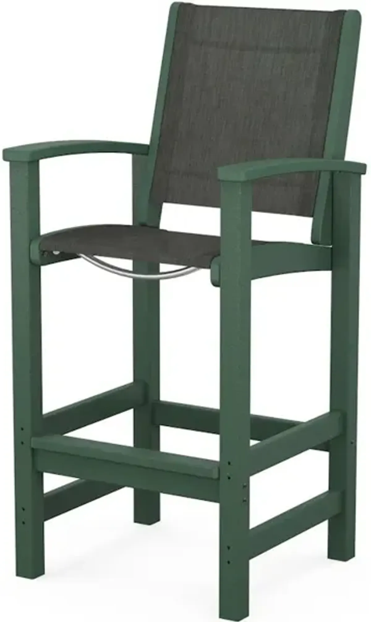 Coastal Bar Chair In Green Ember Sling