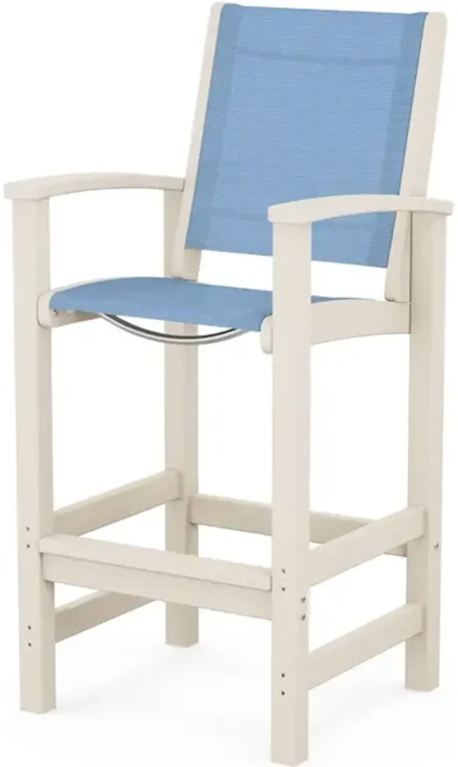 Coastal Bar Chair In Sand Poolside Sling