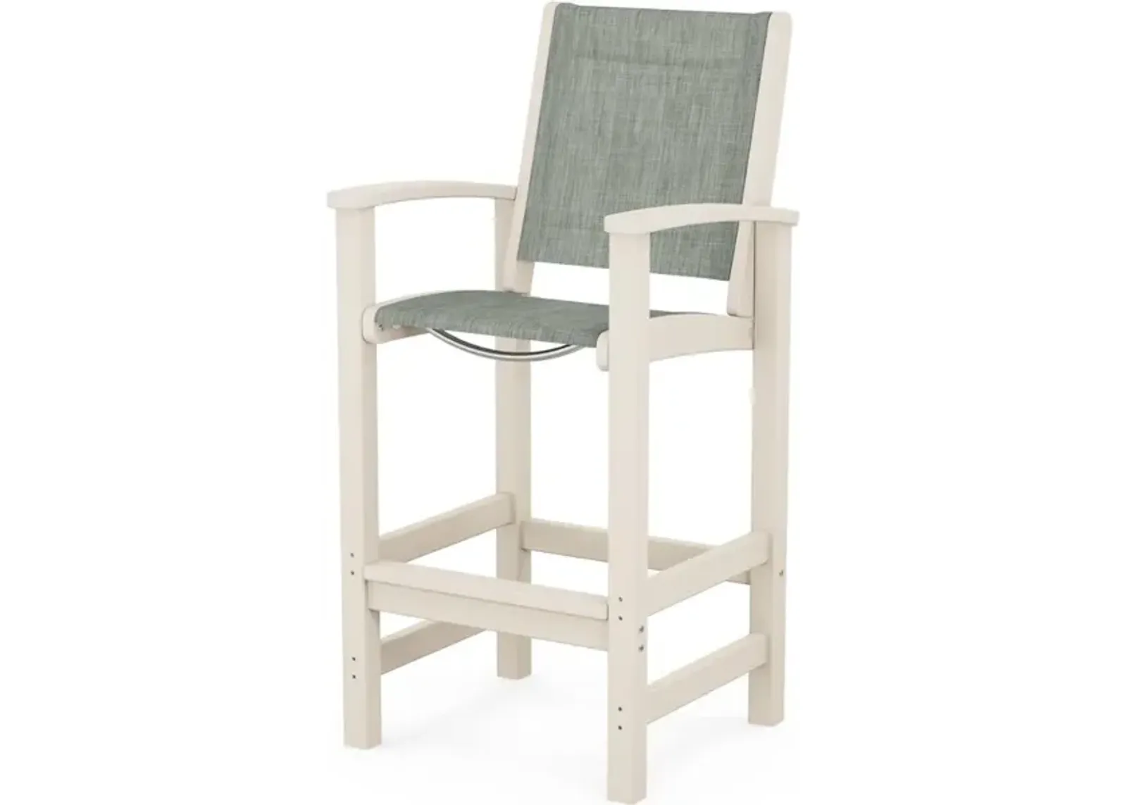 Coastal Bar Chair In Sand Birch Sling