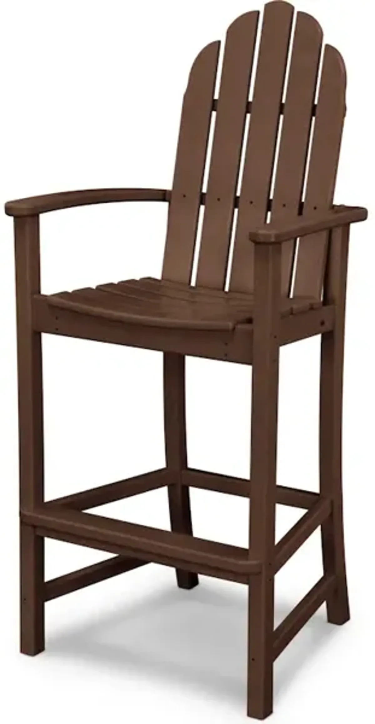 Classic Adirondack Bar Chair In Mahogany