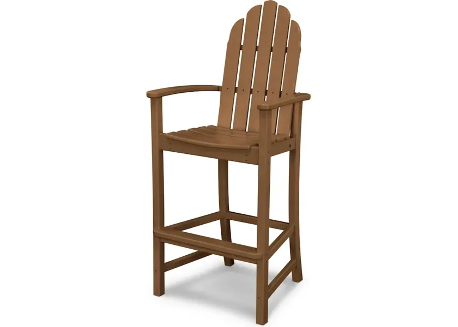 Classic Adirondack Bar Chair In Teak