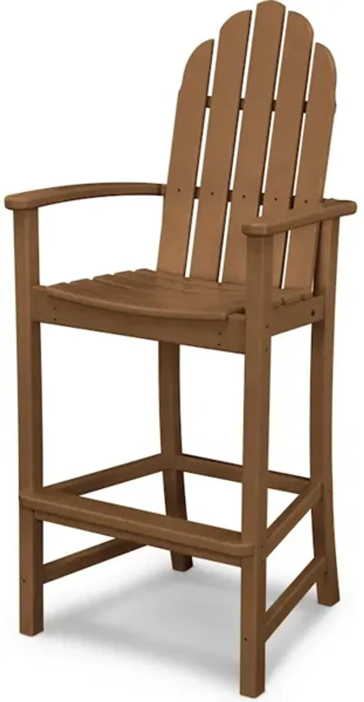 Classic Adirondack Bar Chair In Teak