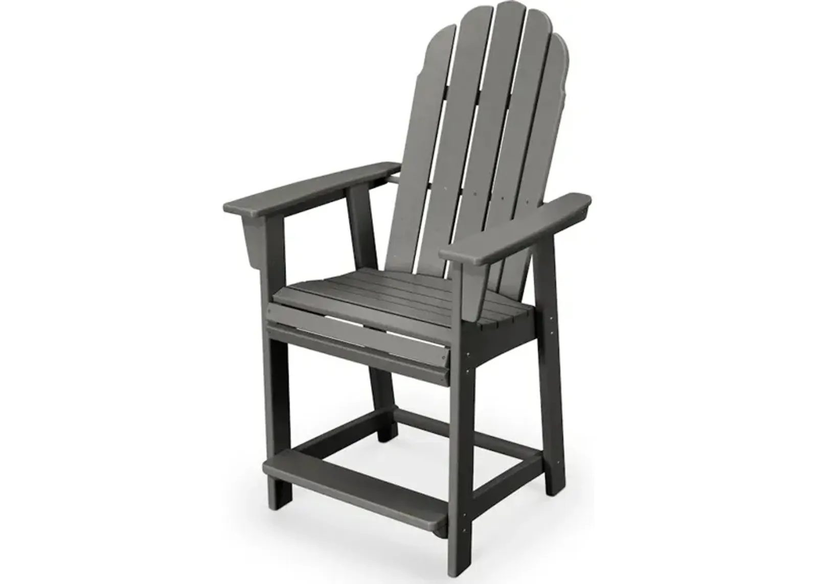 Vineyard Adirondack Counter Chair In Slate Grey