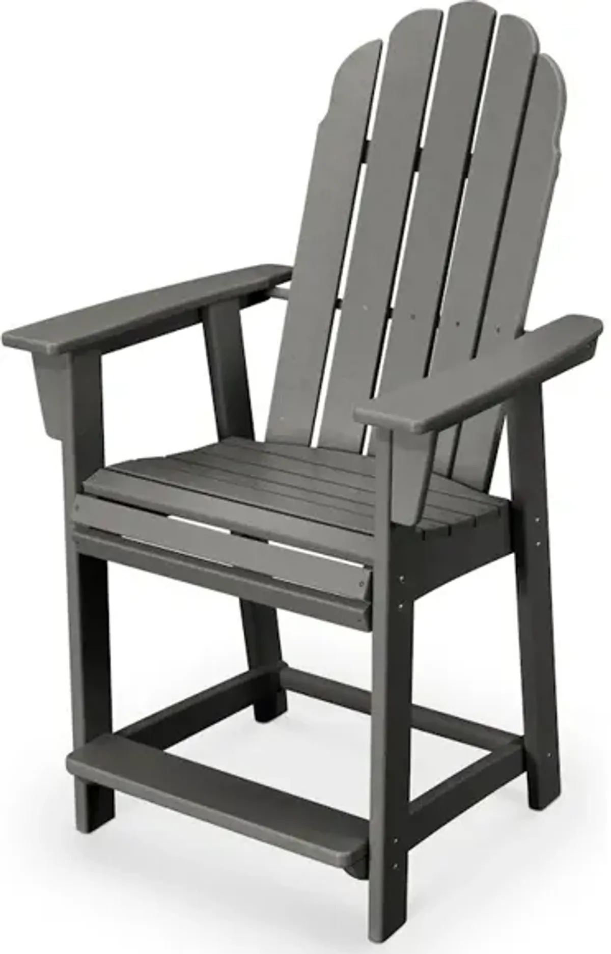 Vineyard Adirondack Counter Chair In Slate Grey