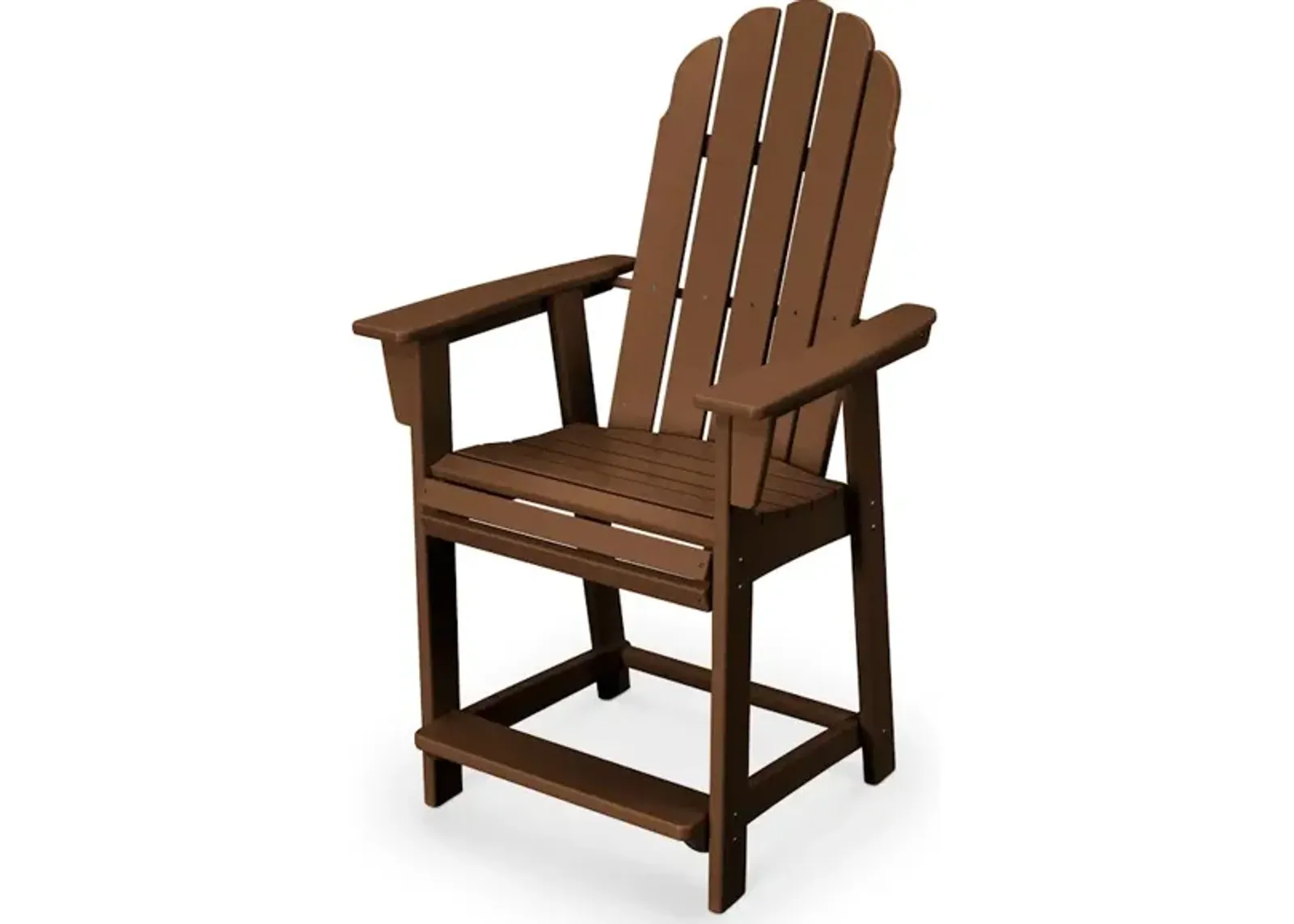 Vineyard Adirondack Counter Chair In Teak